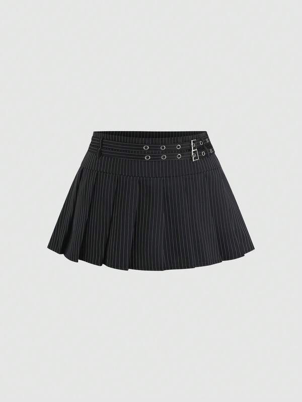 Sweetra 女士新款优雅复古性感系带A字超短裙