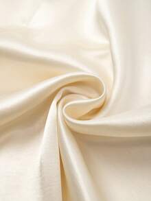 GlowEve CURVE Áo kiểu không tay thanh lịch dành cho nữ cỡ lớn, chất liệu vải bóng, thích hợp cho công sở và mùa hè. - Màu be - Xem 8