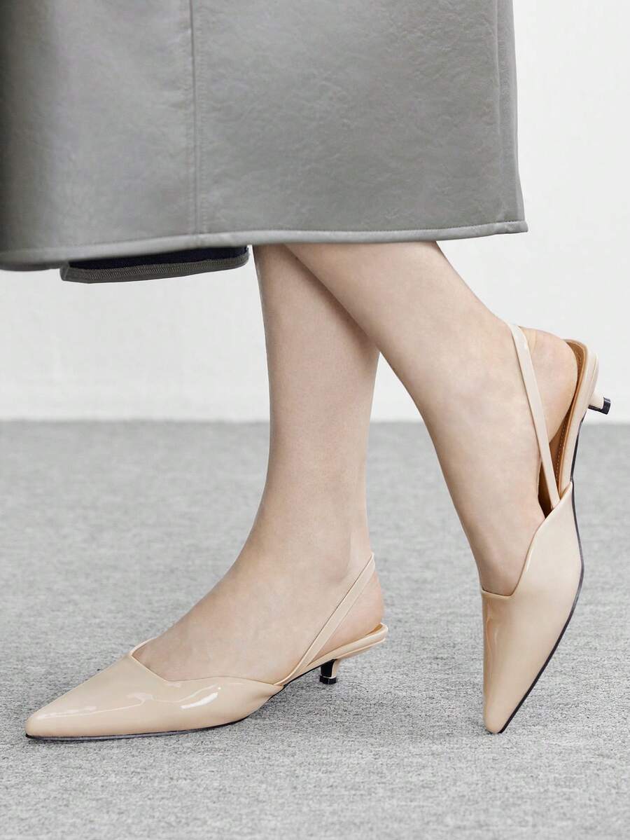 CUCCOO BIZCHIC Giày sandal cao gót dành cho nữ - Màu be - Xem 1