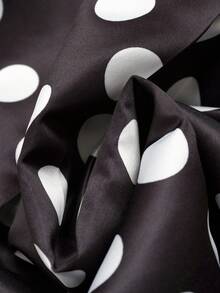 Olithes 女士中长裙，法式优雅，波点印花中长裙，女士夏季，百褶中长裙，优雅百搭的外出中长裙。 - 彩色 - 查看 4