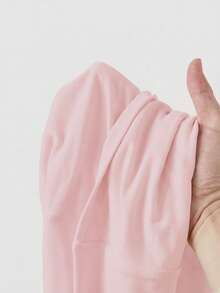 ROMWE Kawaii 可爱表情复古动漫Y2K性感女式短裤 - 粉色 - 查看 5