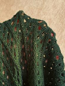 Soleia Women's Vacation Knit Textured Fabric Halter Mini Jumpsuit, Sexy Party Date Beach Holiday Summer Outfit, Suitable For Holiday Date, Afternoon Tea, Wedding Season, Beach Cruise Vacation, City Road Trip Vacation, Boho Vacation, Music Festival,Carnival - Green - View 8