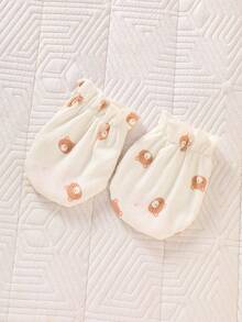 7件套新生儿小熊印花长袖连体衣礼盒套装 - 彩色 - 查看 5