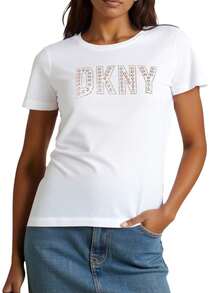 DKNY Women's T-Shirt White - 白色 - 查看 1