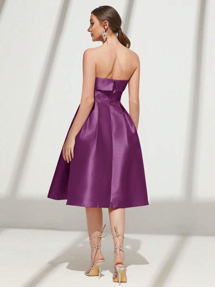 green emerald velvet dress SHEIN Modely Burgundy Red Ladies' Solid Color Simple Arabian Daily Mod |  Dress
