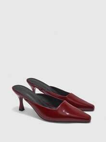 CUCCOO BIZCHIC 女士高跟鞋 - 酒紅色 - 查看 6