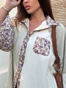 Maca Silvats 女士宽松编织 3/4 袖度假休闲衬衫 - 彩色 - 查看 3