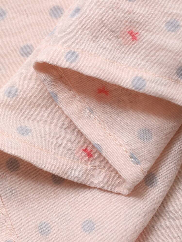 Sweet Lace Patchwork Rabbit & Ditsy Floral Camisole Waist Women Nightgown