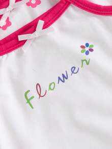 Souflis Souflis Bộ 3 món áo liền quần không tay phối màu dễ thương cho bé gái sơ sinh/trẻ nhỏ, thích hợp mặc mùa hè. - Nhiều màu - Xem 12