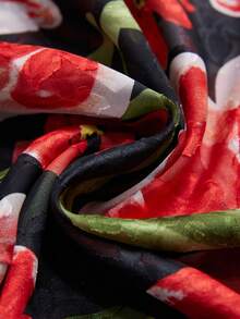 Aveloria Modichic New Style Scarf Neck Fitted Sleeveless Midi Dress - Black - View 7