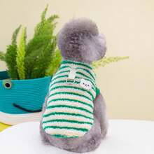 PETSIN Chaleco y sudadera con capucha de terciopelo suave y cálido para mascotas en otoño/invierno - Suéter con hebilla de tracción para perros, gatos y animales pequeños, para usar en interiores y exteriores - Multicolor - Ver 26