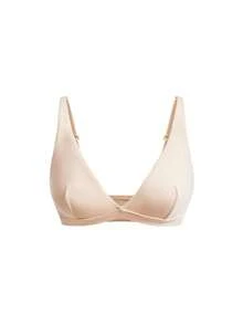 Ocili Women's Solid Color Simple Everyday Bra - Apricot - View 6