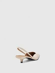 CUCCOO BIZCHIC Giày sandal cao gót dành cho nữ - Màu be - Xem 8