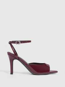 CUCCOO SZL 女士高跟凉鞋 - 酒紅色 - 查看 2