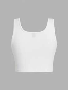 Attitoon 3 chiếc áo tank top nữ màu đen, trắng và hồng in hình nơ anh đào, dáng ôm vừa vặn, thích hợp cho mùa hè. - Nhiều màu - Xem 7