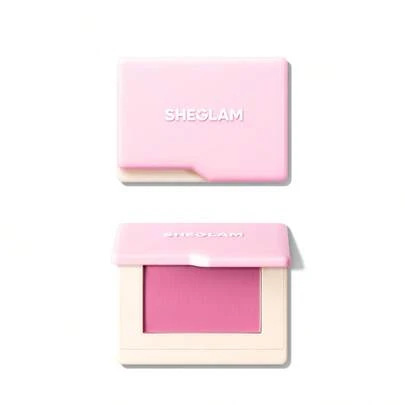 SHEGLAM Dream Touch Blush-Wannabe Powder Blush Brand Beauty Makeup Face Paint Cosmetic For Women Girls Perfect For Spring Summer Ideal For Y2K Fancy Fashion Suitable For Birthday Mother'S Day Gift Rave Party Ready Best Color