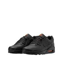 Nike Air Max 90 Men's Sneakers Black IF5446 002 - Black/SafetyOrange/Black - View 2