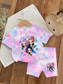 女婴T恤套装 - 彩色 - 查看 7