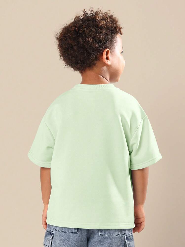 Oversized T-Shirt With Text Print