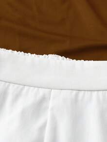 Franclia Set de 2 piezas: Top de un hombro y shorts casuales - Multicolor - Ver 4