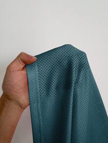 Coolane 女士春夏街头风 Y2K 豹纹数字图案足球球衣 V 领粉色 T 恤 - 墨綠色 - 查看 6