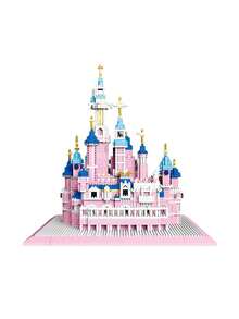 MINKOJA - SELECTS Princess Castle & Shell Opera House Micro Building Block Set – 3D Famous Architecture Models, Collectible Assembly Toy For Adult,Easter,Easter Gift,Childen's Day,Adult Others Block Toys - Multicolor - View 6