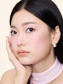 SHEGLAM Dream Touch Blush-Tickled Pink Powder Blush Brand Beauty Makeup Face Paint Cosmetic For Women Girls Perfect For Winter Spring Ideal For Y2K Fancy Fashion Suitable For Birthday Valentine'S Day Gift Rave Party Ready Best Color - 016 Tickled Pink - View 8