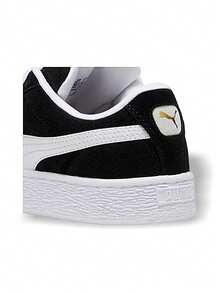 Puma 彪马女士运动鞋（GS）麂皮XL吸汗透气轻便百搭纯色速干日常上学运动黑色396577-02 - 黑色 - 查看 6