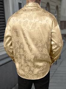 Manfinity AFTRDRK Camisas para hombres - Caqui - Ver 2