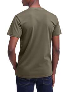 Napapijri Men's T-Shirts Green - TEA LEAF - View 2