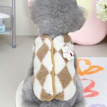 PETSIN Autumn/Winter Plush Velvet Pet Vest & Hoodie – Soft Warm Sweater With Traction Buckle For Dogs, Cats & Small Animals, Indoor/Outdoor Wear - Multicolor - View 21