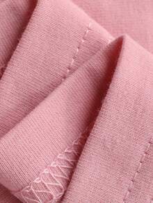 DAZY 女童圆领蝴蝶印花T恤 - 玫紅色 - 查看 7