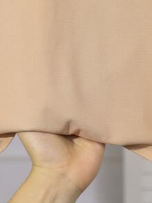 SHEIN 1件男童休闲卡其色T恤，时尚运动夏季上衣 - 卡其色 - 查看 7