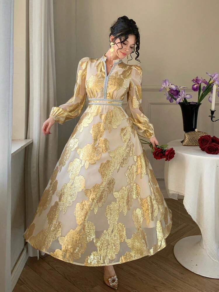 Textured Waist Cinching Midi Dress For Women, Vacation Sundress