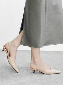 CUCCOO BIZCHIC Giày sandal cao gót dành cho nữ - Màu be - Xem 3