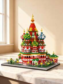 MINKOJA - SELECTS Princess Castle & Shell Opera House Micro Building Block Set – 3D Famous Architecture Models, Collectible Assembly Toy For Adult,Easter,Easter Gift,Childen's Day,Adult Others Block Toys - Multicolor - View 1