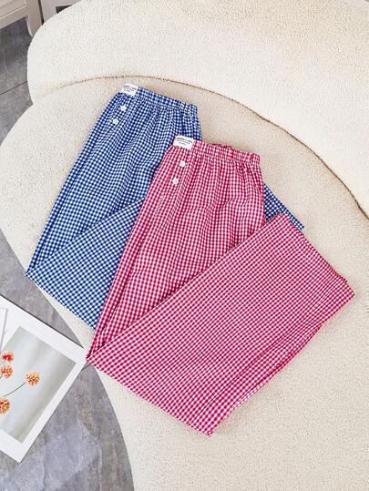 Dream Adore 2件套女士贴布字母印花宽松睡裤套装