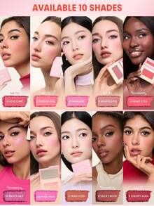 SHEGLAM Dream Touch 腮紅-Hush Hush 粉狀腮紅 品牌 美容 化妝 化妝品 適合女性與女孩 完美搭配夏季春季 Y2K 時尚 流行 生日 母親節禮物 假期 派對準備就緒 最佳顏色 - Hush Hush - 查看 5