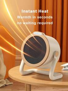 Teckwe 桌面取暖器，家用小型办公室宿舍桌面便携式电暖器，快速加热取暖器