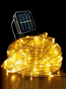 1 Đèn ống năng lượng mặt trời ngoài trời - 300/200/100/50 hạt LED, kèm tấm pin năng lượng mặt trời, 8 chế độ chiếu sáng, chống nước IPX4, thích hợp cho hồ bơi, đám cưới, Giáng sinh, sân vườn, trang trí lối đi, Halloween, trang trí ngày lễ và chiếu sáng tạo không khí, trang trí sân vườn, đèn LED dây, hoàn hảo cho hiên nhà, vườn, hàng rào, cây cối, bạt nhún, đám cưới, tiệc sinh nhật, trang trí Giáng sinh, đáp ứng 11 nhu cầu trang trí ngày lễ. - Nhiều màu - Xem 4