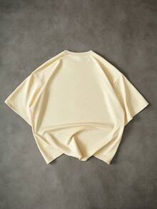 Pavtros品牌男士时尚休闲舒适印花T恤，适合日常穿着、情人节礼物、居家、游戏、户外音乐节、休闲外出、朋友聚会、送给孩子、男友/丈夫、周年纪念日等场合。 - 杏色 - 查看 3