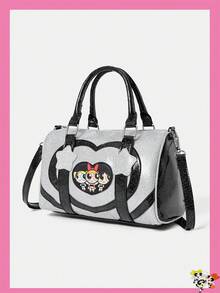 THE POWERPUFF GIRLS X SHEIN LADIES' HANDBAGS - Grey - View 1