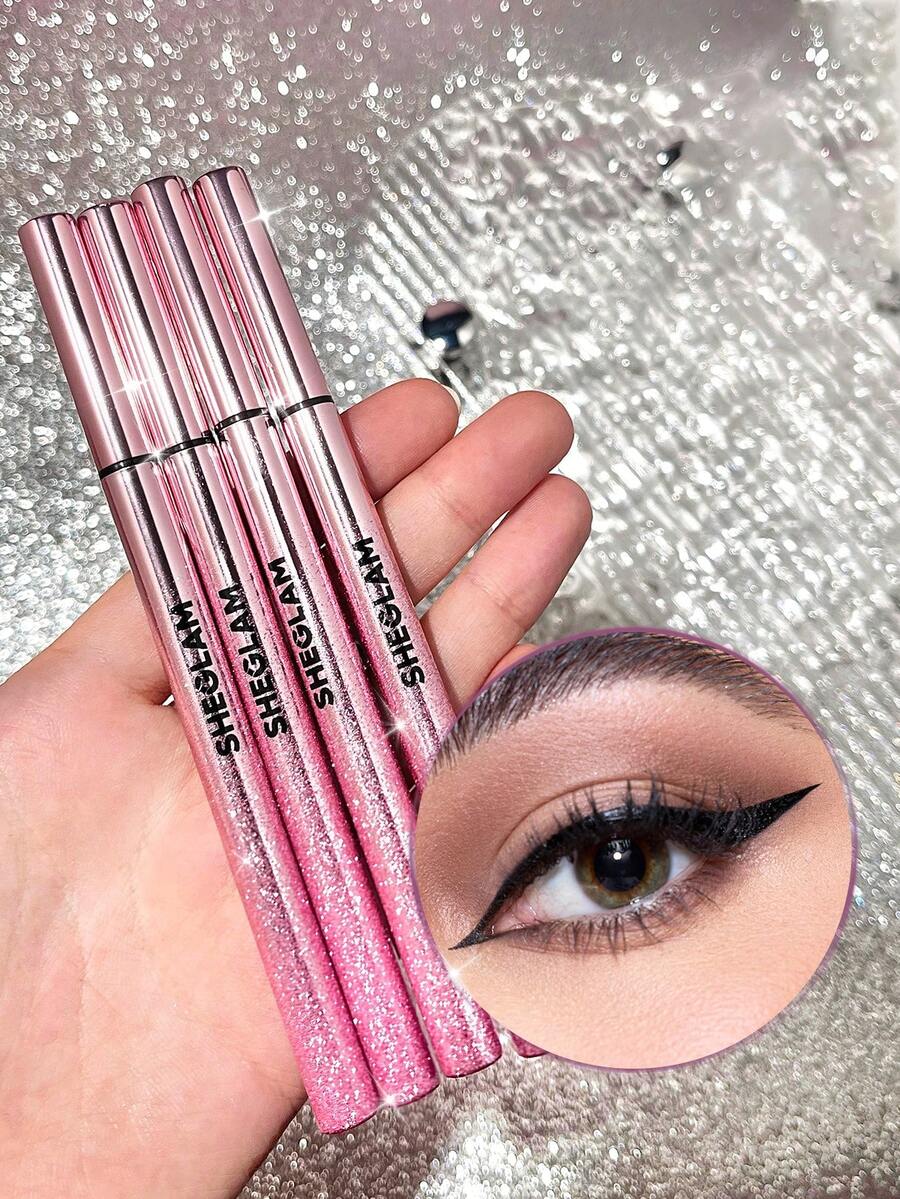 SHEGLAM Rosé Line & Define 防水眼線液-黑色 品牌 美容 化妝 化妝品 適合女性與女孩 完美搭配冬季春季 Y2K 時尚 流行 生日禮物 假期 派對準備就緒 最佳顏色 - 黑色 - 查看 1