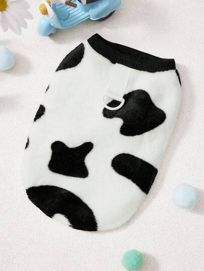 PETSIN Charming Bow Velvet Pet Coat – Cute Fleece Winter Vest With Easy Traction Buckle, Designed For Small Dogs, Cats And Indoor Pets, Perfect For Staying Warm During Outdoor And Indoor Adventures