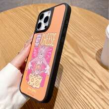 TOM & JERRY X SHEIN 这款卡通猫鼠图案二合一手机壳采用TPU+PC材质，兼具防震磨砂质感和皮革纹理，可有效防止手汗。精致的心形图案能有效保护您的苹果14/15和16/17 Pro Max手机。 - 彩色 - 查看 5