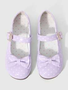 Purple shiny polka dots