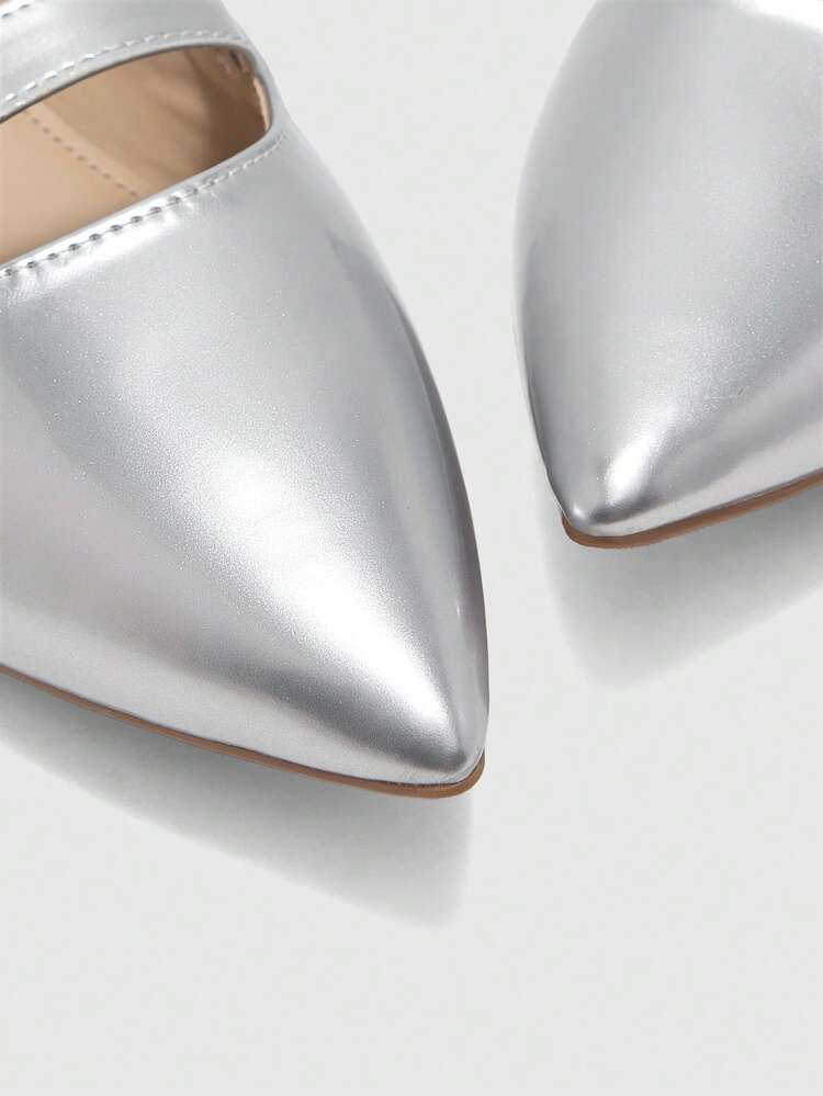 CUCCOO BIZCHIC Women's Pointed Toe Casual Commuting Versatile Flat Shoes Spring Shoes