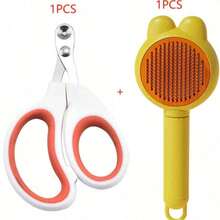 PETSIN Cat Brush Hair Removal Comb Shower Massage Pet Brush To Remove Loose Hair For Cats, Rabbits, And Dogs Grooming Supplies - Multicolor - View 11