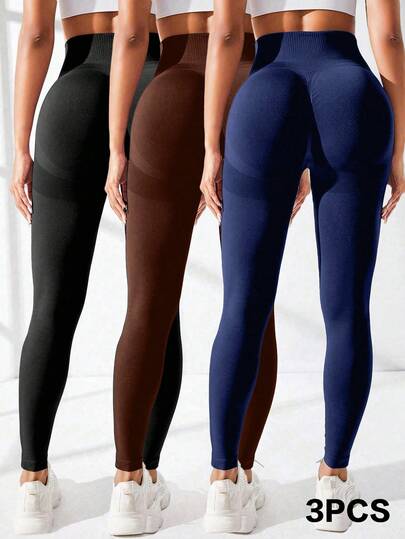 Velisys 女士纯色高腰无缝打底裤