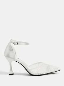 CUCCOO TILAWA Women Heeled Sandals Valentine's Day - White - View 2